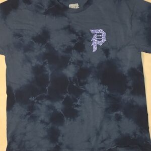Primitive Dark Blue Tie-Dye Tee